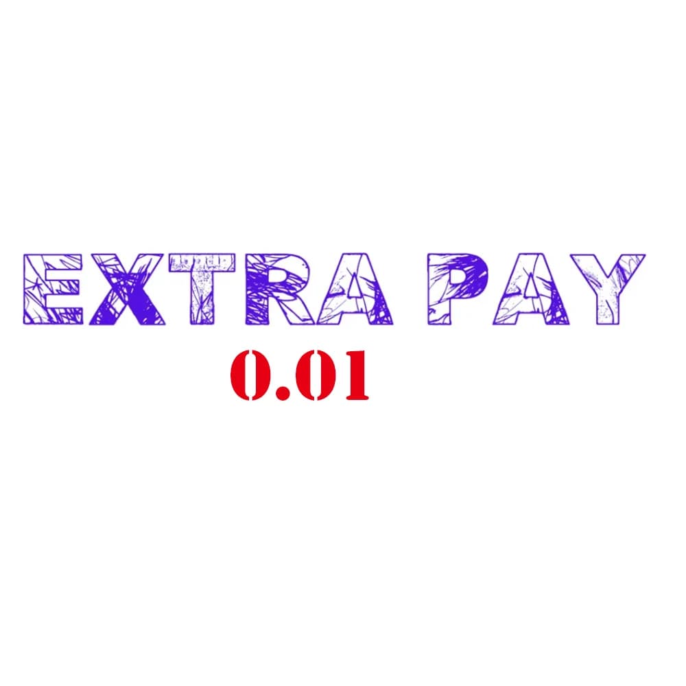 1 USD de paiement supplémentaire / paiement supplémentaire sur votre commande / paiement de la diffé