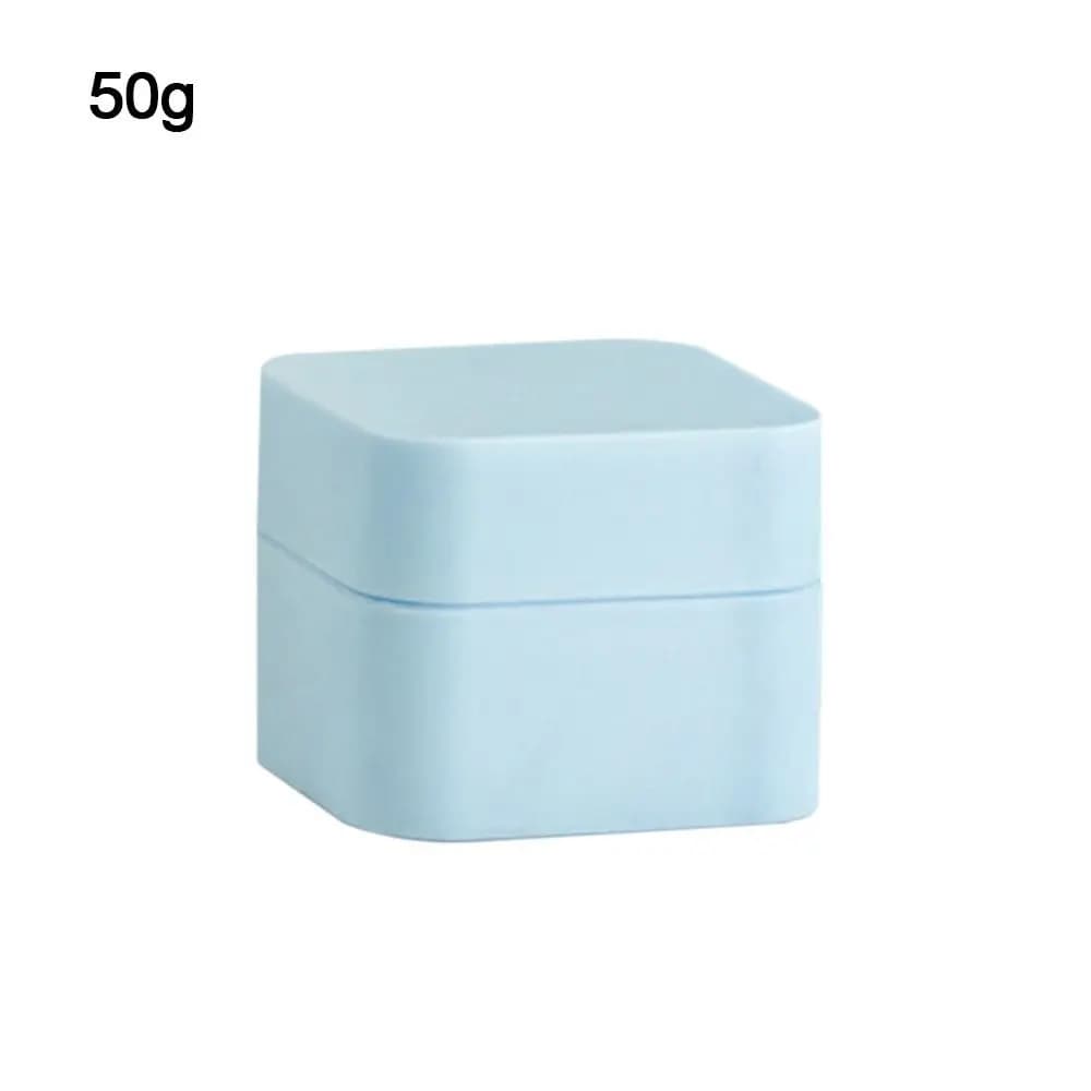 Pot de voyage en plastique pour maquillage, pot à crème multicolore, boîte cosmétique en plastique p