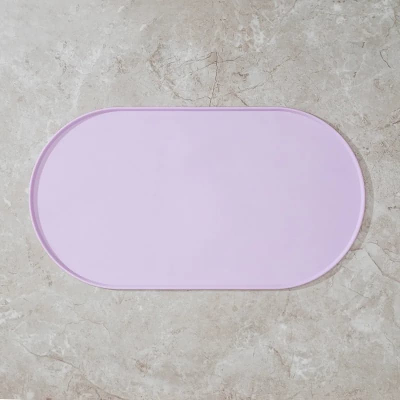 Tapis d'alimentation pour chat avec conception imperméable antidérapante, tapis de nourriture pour a