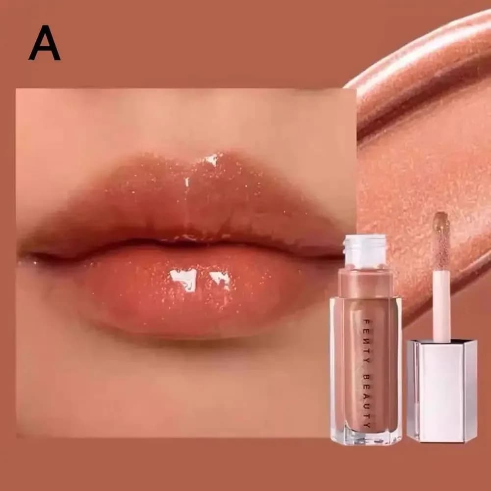 FB Gloss rêve crème chaleur haute brillance brillant à lèvres paillettes hydratant plus dodu longue 