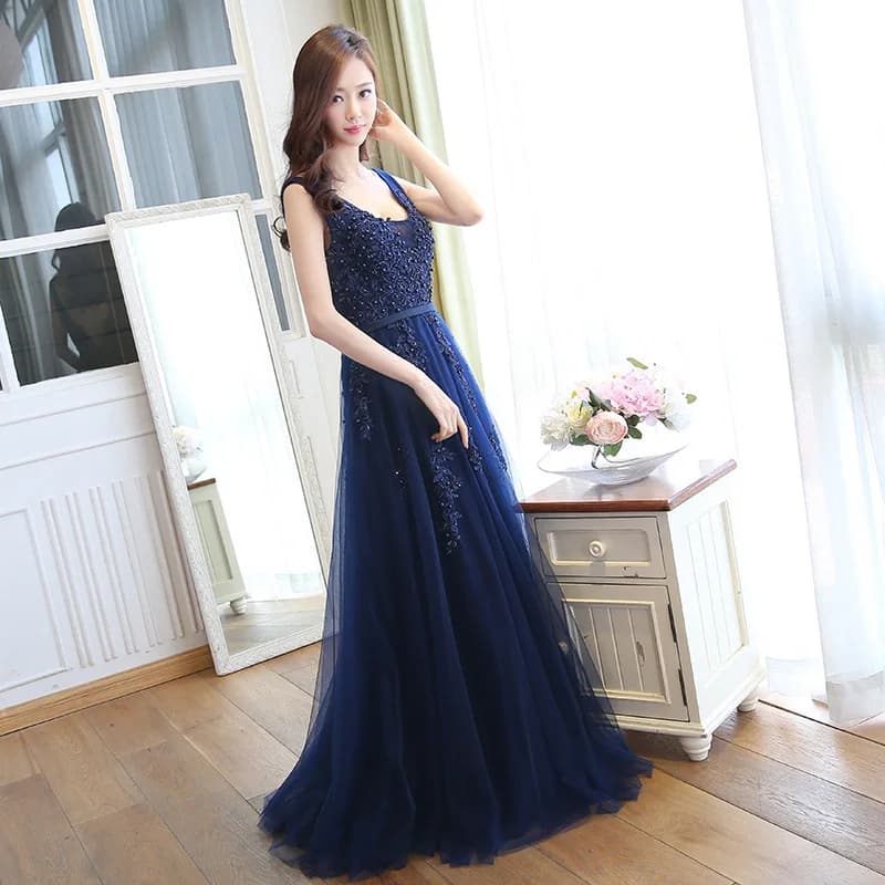 Robes De soirée élégantes, longueur au sol, Sexy, dos nu, longue dentelle, perles, Robe De bal
