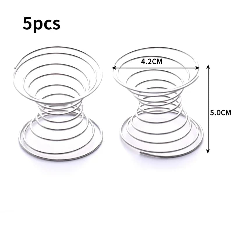 Boule à fouet mixte en acier inoxydable, 5 pièces, boules à ressort pour Milkshake, Shaker de protéi