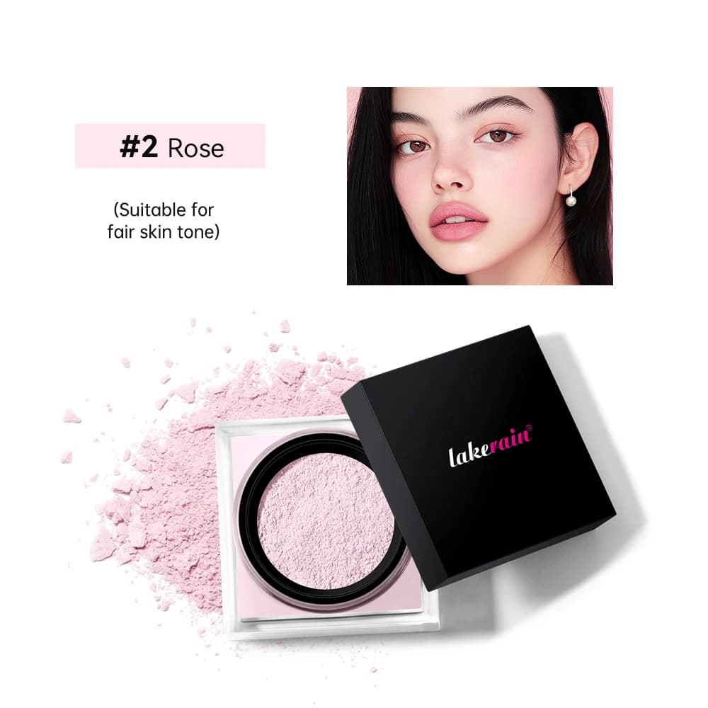 Poudre libre de cuisson et de réglage, cosmétiques, contrôle de l'huile longue durée, visage naturel