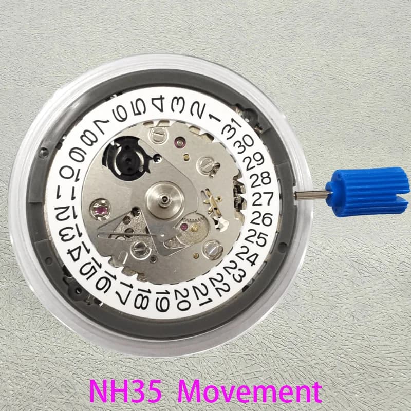 Couronne de mouvement automatique NH35A NH36A d'origine à 3.0/3.8/4.1 heures avec affichage date-jou