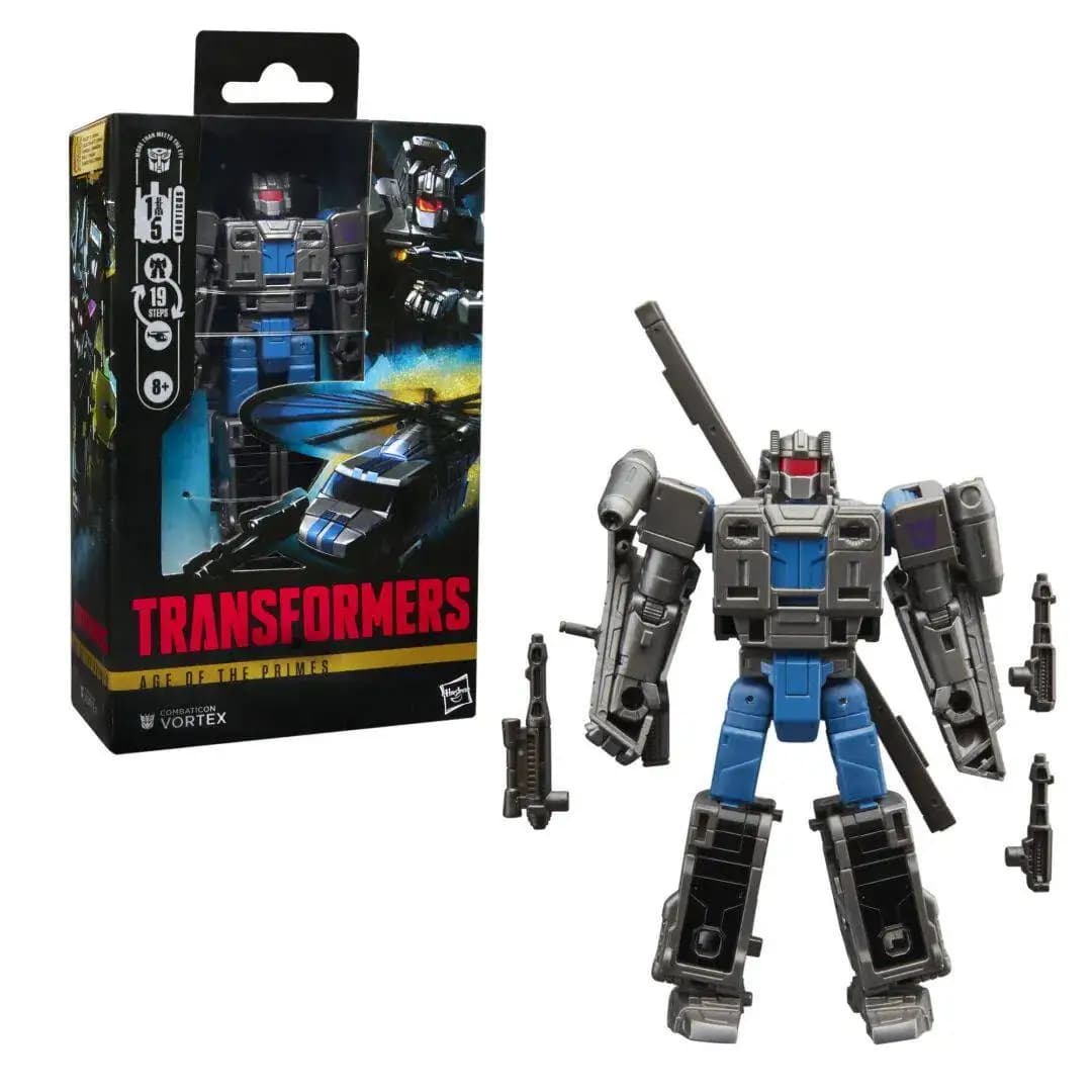Figurine d'action authentique Hasbro Transformers Age of the Primes Crasher Vortex Alchemist Prime S