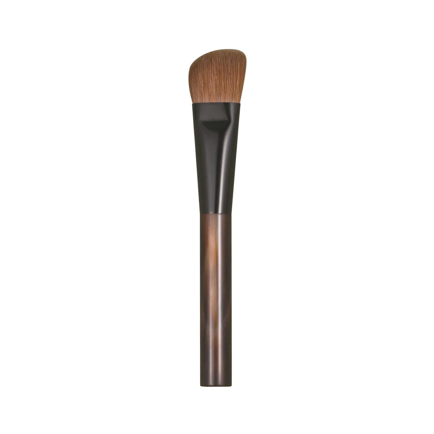 Pinceau de maquillage professionnel fait main, poils de Kolinsky résistants, pinceau plat angulaire