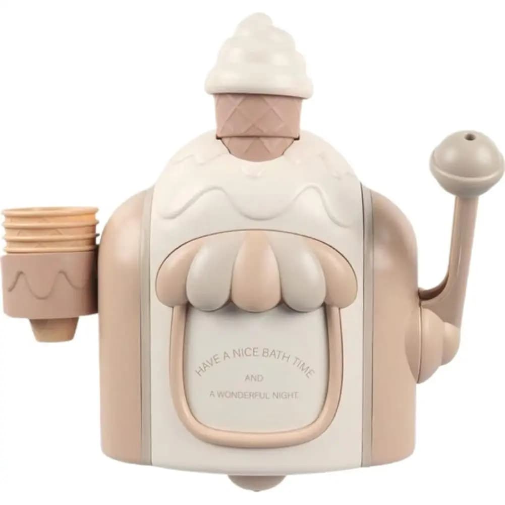 Machine à mousse de crème glacée, jouets de bain de voiture, Machine à crème glacée pour tout-petits