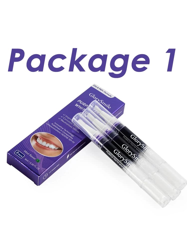 Stylo de blanchiment des dents instantané violet, dentifrice au tartre, nettoyage des taches dentair