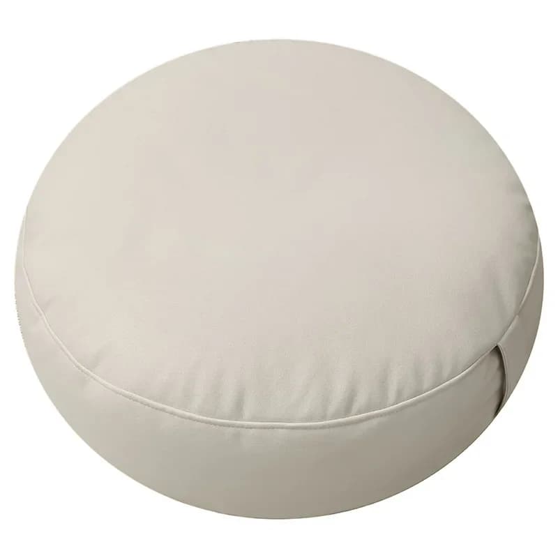 Pouf Ottoman en Faux daim, repose-pieds décoratif doux avec housse amovible, mobilier de salon, cham