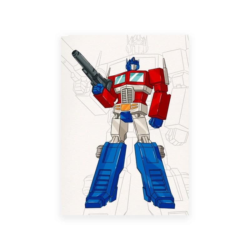 Affiches d'art Transformers, affiches animées classiques, Cliffjumper Bumble Bee, peinture sur toile