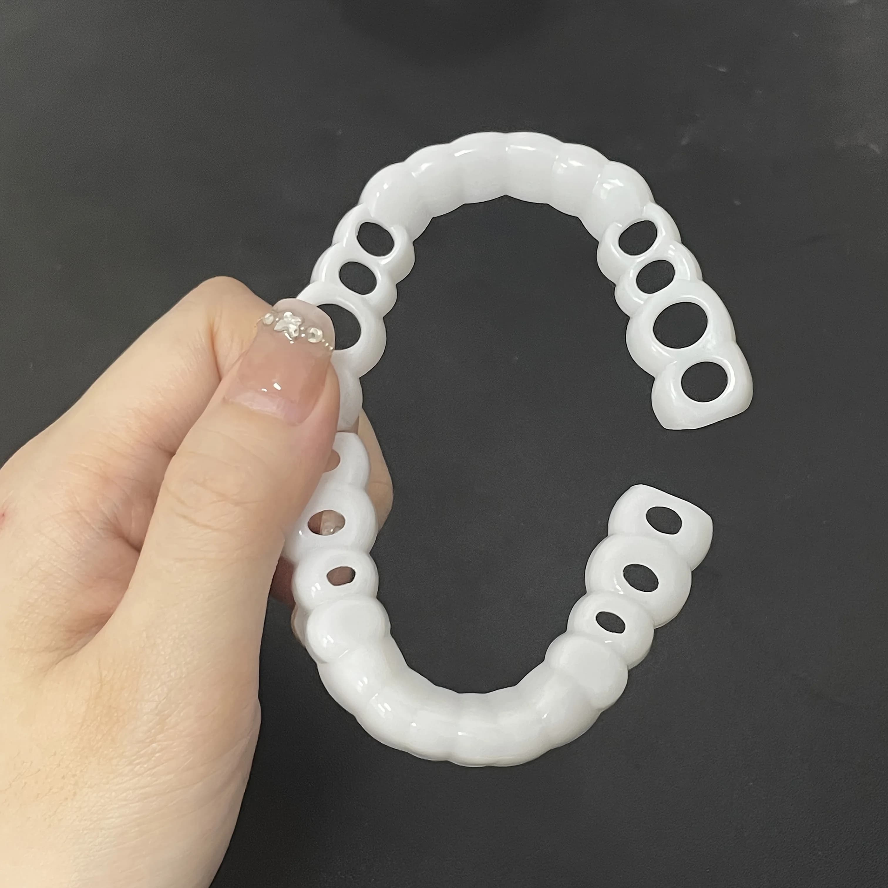 Prothèses dentaires supérieures Smile Dental, couvre-dents amovibles, facettes pour un sourire parfa