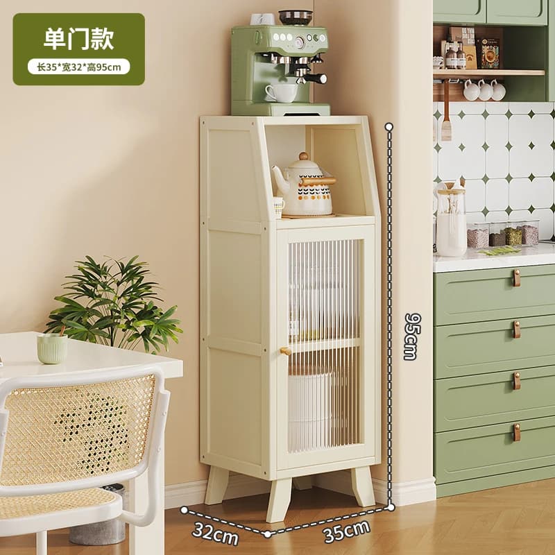 Armoire latérale de cuisine murale compacte, support de rangement pour Machine à café, petit placard