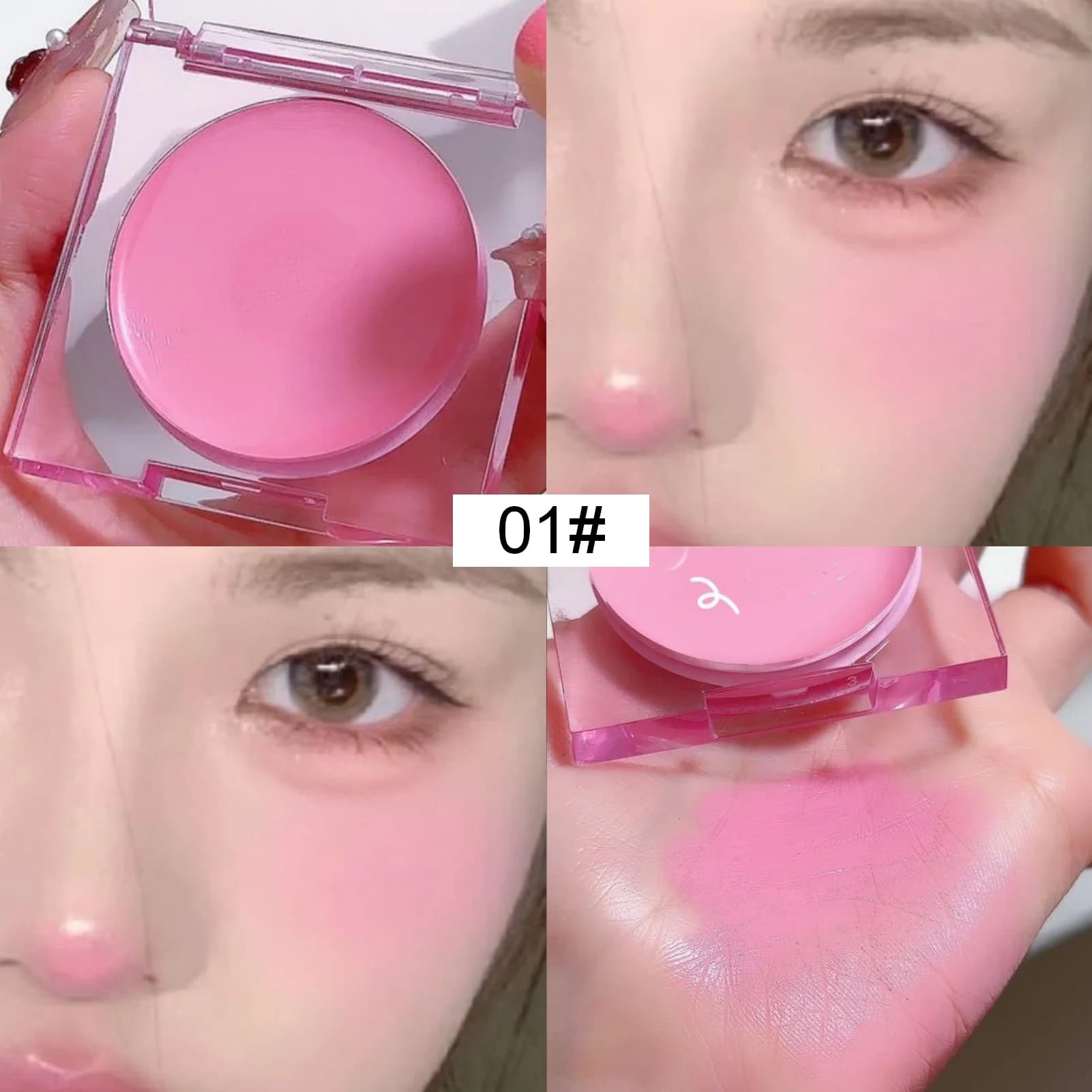 Maquillage nu mat naturel, longue durée, production de couleurs, Durable, éclaircissant, crème Blush