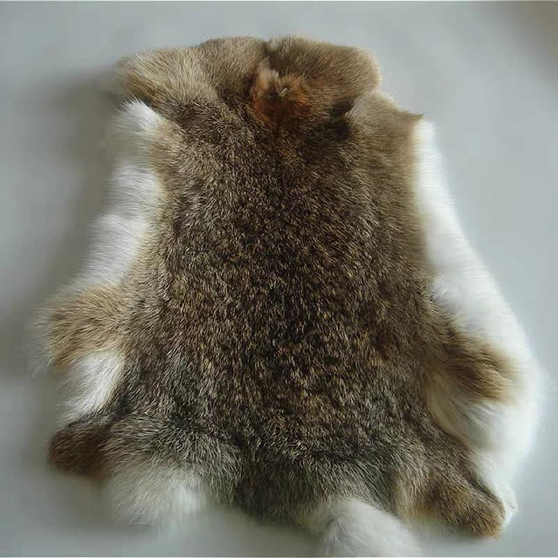 Peau de lapin naturelle, vrais cheveux de lapin Rex, peau de lapin entière et moelleuse, bricolage, 
