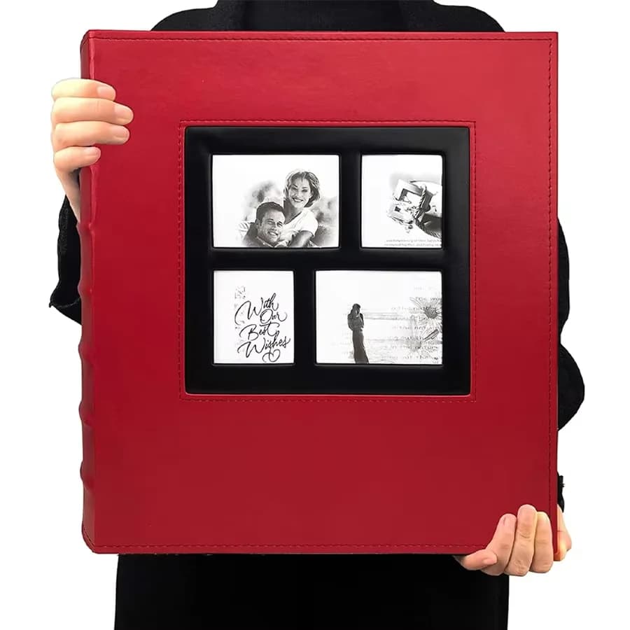 Album Photo 4x6, 500 Pages Photos, couverture en cuir de grande capacité, Album Photo de mariage pou