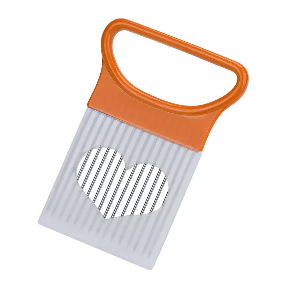 Trancheuse d'oignons sans effort avec ce 1 pièce, trancheuse d'oignon colorée, porte-oignon en acier