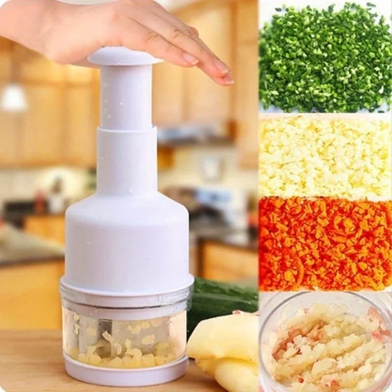 Hachoir manuel pratique : dés sans effort les légumes comme des oignons, des ail et des herbes pour 