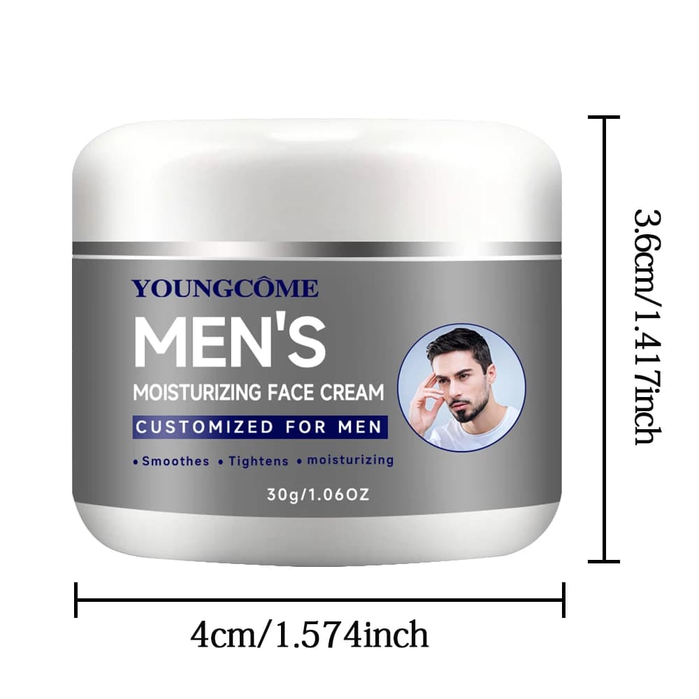 Crème hydratante au collagène pour hommes au rétinol et vitamines, rafraîchissante et hydratante, am