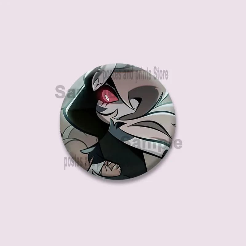 Helluva Boss Figure broche broches dessin animé personnalisé Blitzo Loona Verosika Stolas Badge sacs