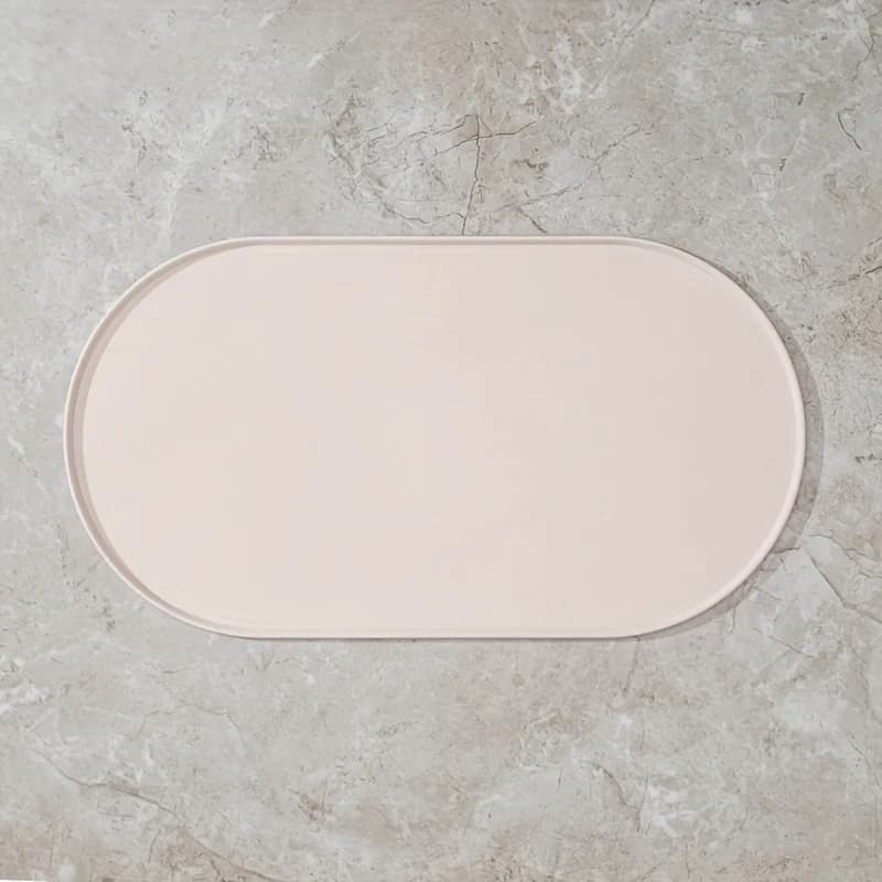 Tapis d'alimentation pour chat avec conception imperméable antidérapante, tapis de nourriture pour a