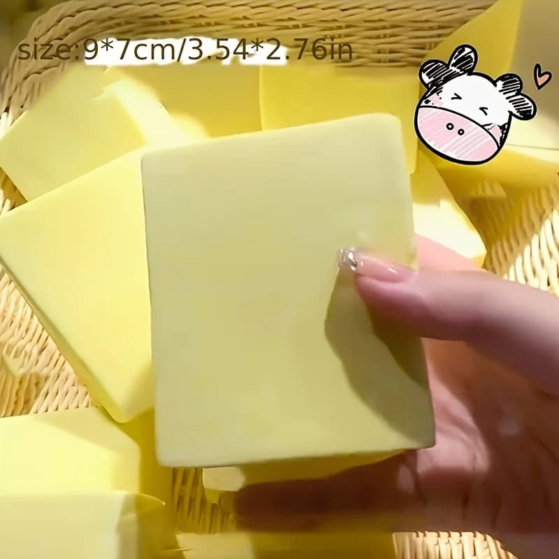 Plaisir des matrices de lait doux, arôme de lait, rebond lent, très facile à presser et à soulager l