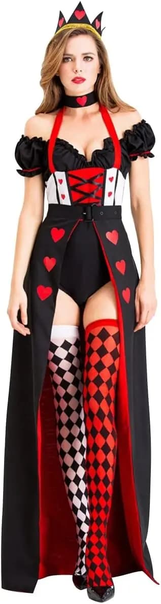 Robes d'Halloween pour femmes – Vêtements de danse Cosplay pour adultes avec couronne, déguisement p