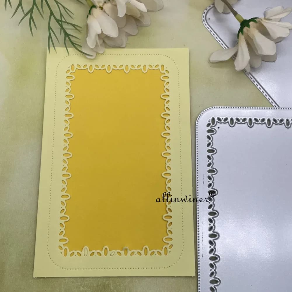 Matrices de découpe en métal pour fond de carte, pour scrapbooking DIY, cartes en papier, artisanat 