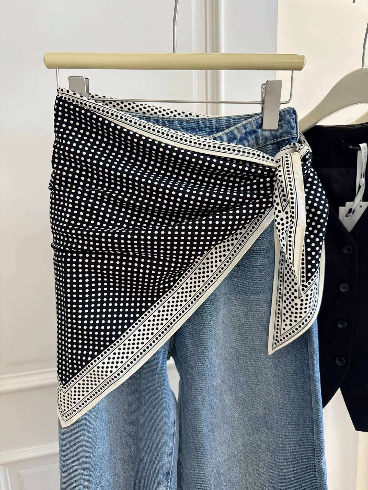 Écharpe Triangle florale polyvalente à la mode pour femmes, ceinture de taille, foulard décoratif, n