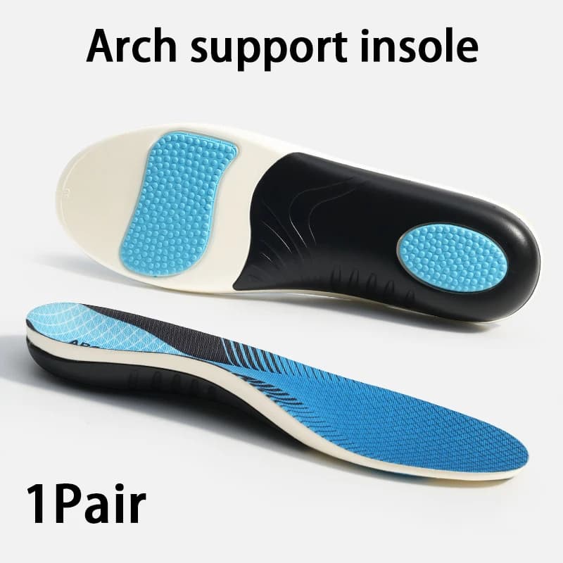 Semelles orthopédiques pour pieds plats, semelles de soutien de la voûte plantaire, pour hommes et f
