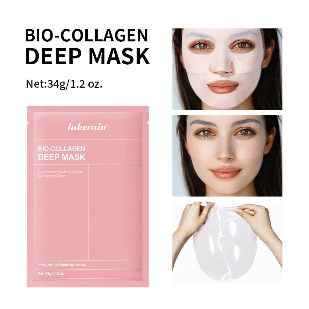 Bio-colagène véritable masque profond supplément collagène hydratant nuit masque hydrogel améliorati