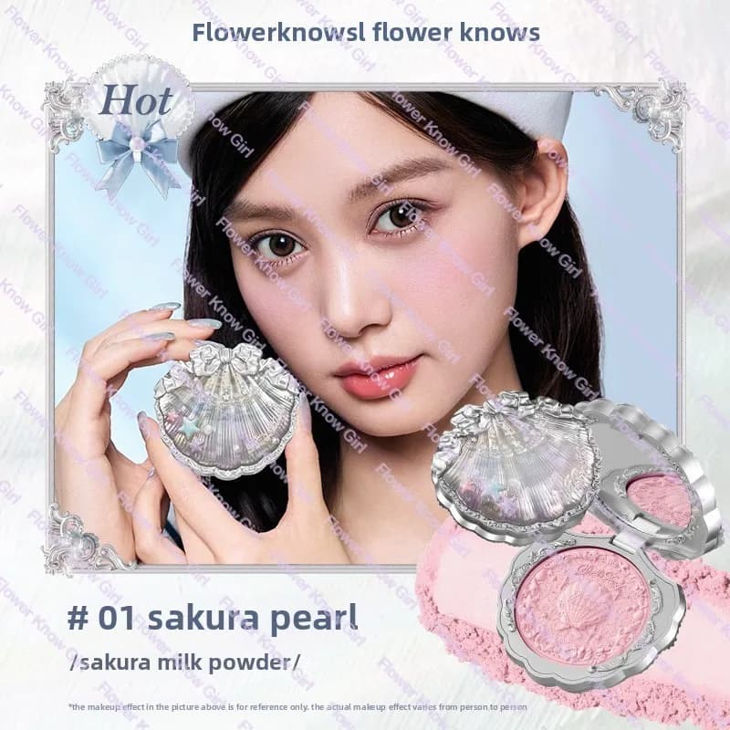 Flower Knows Little Angel Blush Crème pour les joues, Maquillage coréen, observateur, Lisse, Longue
