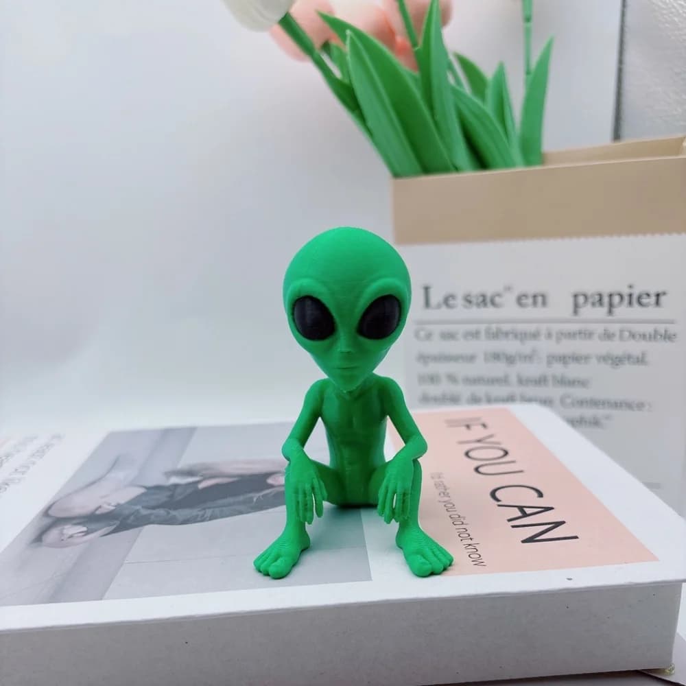 Statues d'extraterrestres fantastiques imprimées en 3D, décorations spatiales amusantes et humoristi