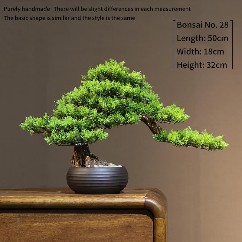 Simulation Welcome Enrichi Invited ing Décorations, Plante Verte Bonsaï Ornements, Maison, Salon, Hô