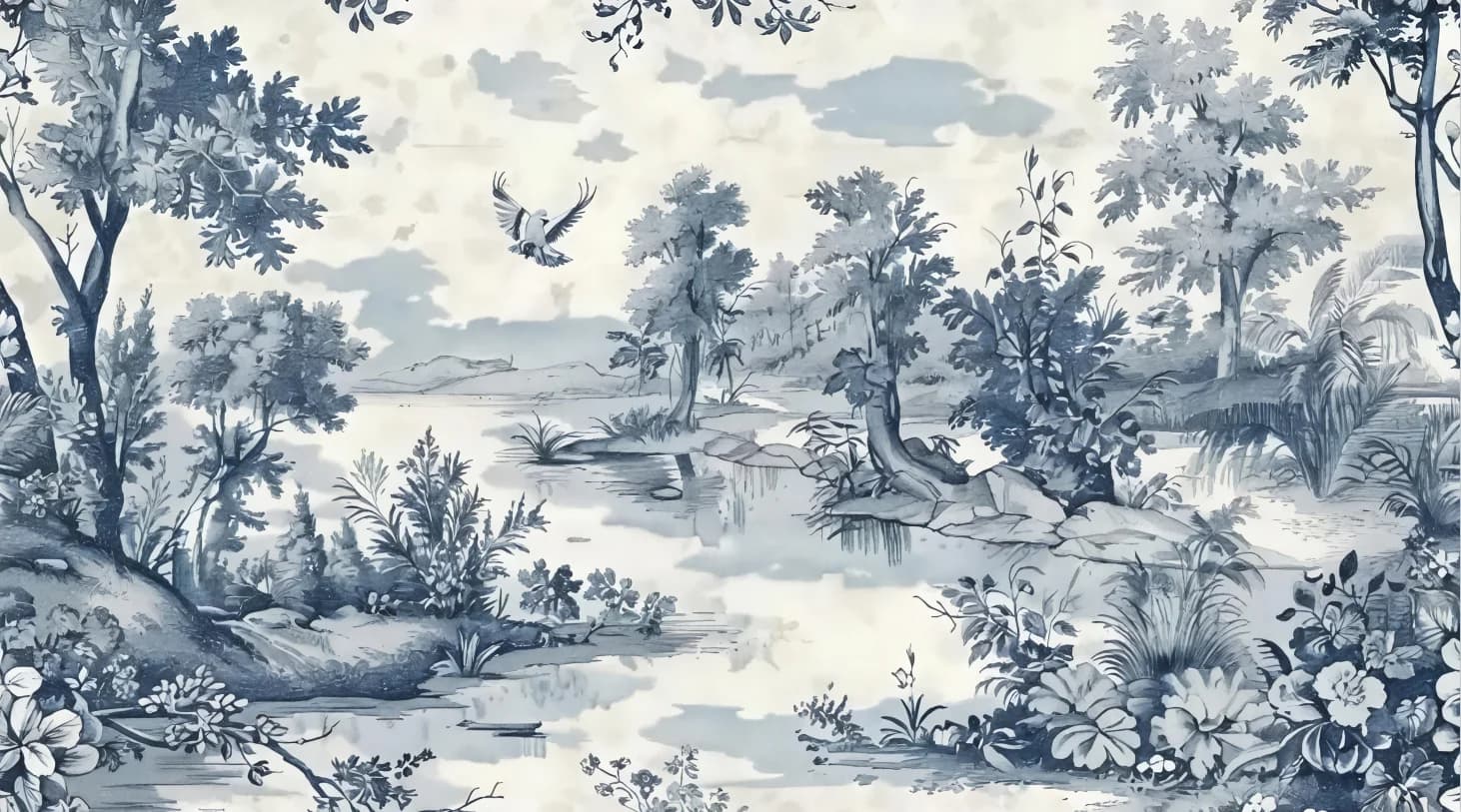 Papier peint personnalisé, plantes européennes d'Asie du Sud-Est, chambre d'enfant, salon, chambre à