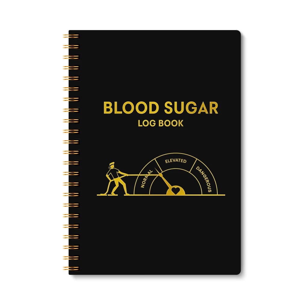 Journal hebdomadaire du taux de sucre dans le sang, journal de suivi de la glycémie, assez pour 63 s