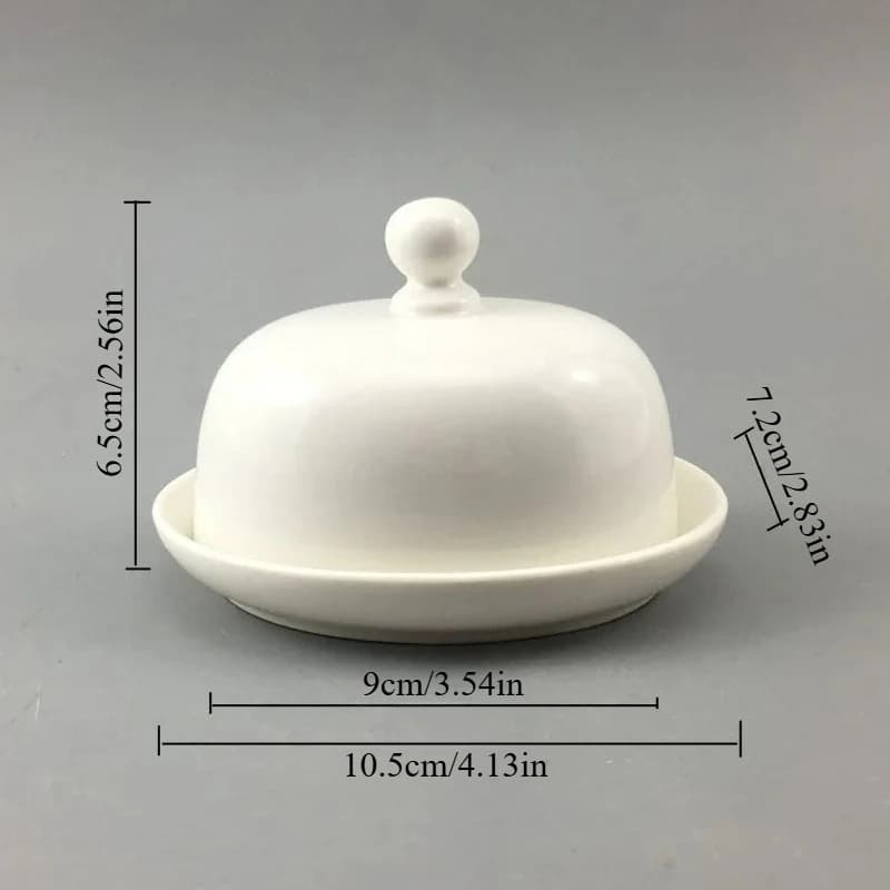 Boîte de rangement en céramique pour beurre, plat à gâteau et fruits, boîte de conservation pour beu