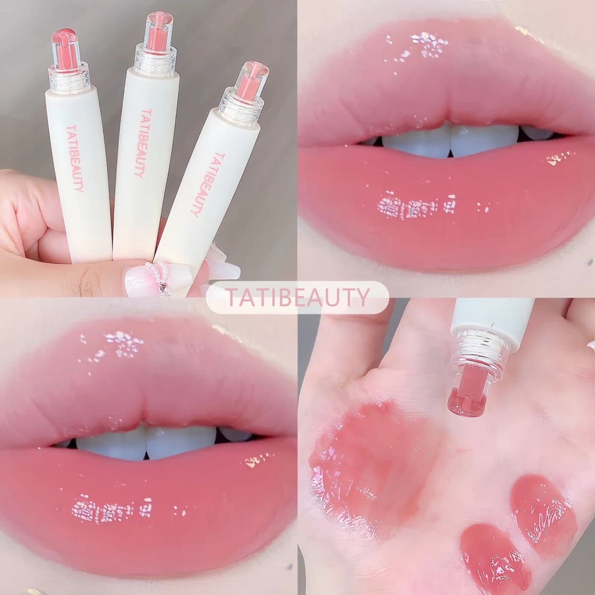 TATIBEAUTY lèvres gelée Essence hydratant rouge à lèvres brillant à lèvres miroir brillant à lèvres