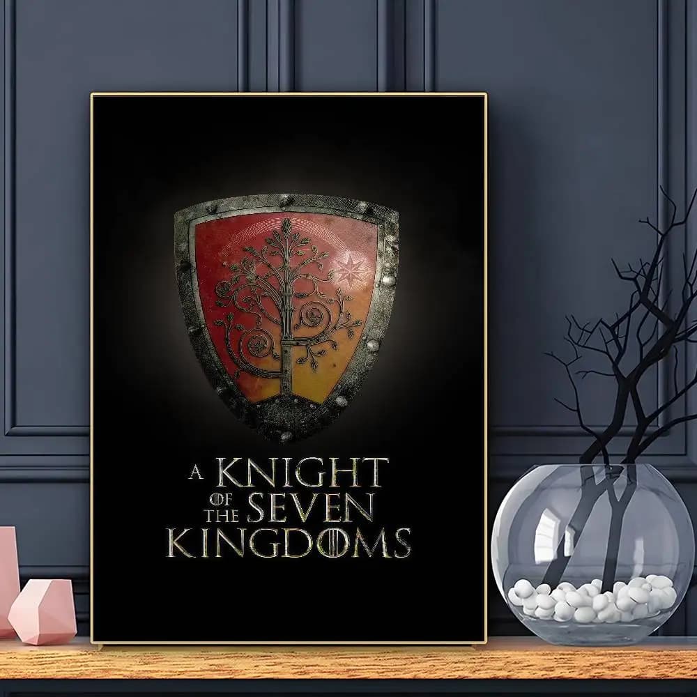 Affiche d'aventure TV A Knight Of The Seven Kingdoms, affiche artistique HD, autocollante, imperméab