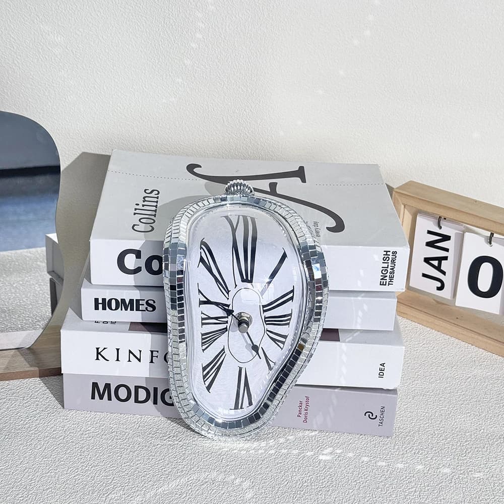 Horloge murale en boule de Chang pour décoration de bureau, funky, décor à la maison