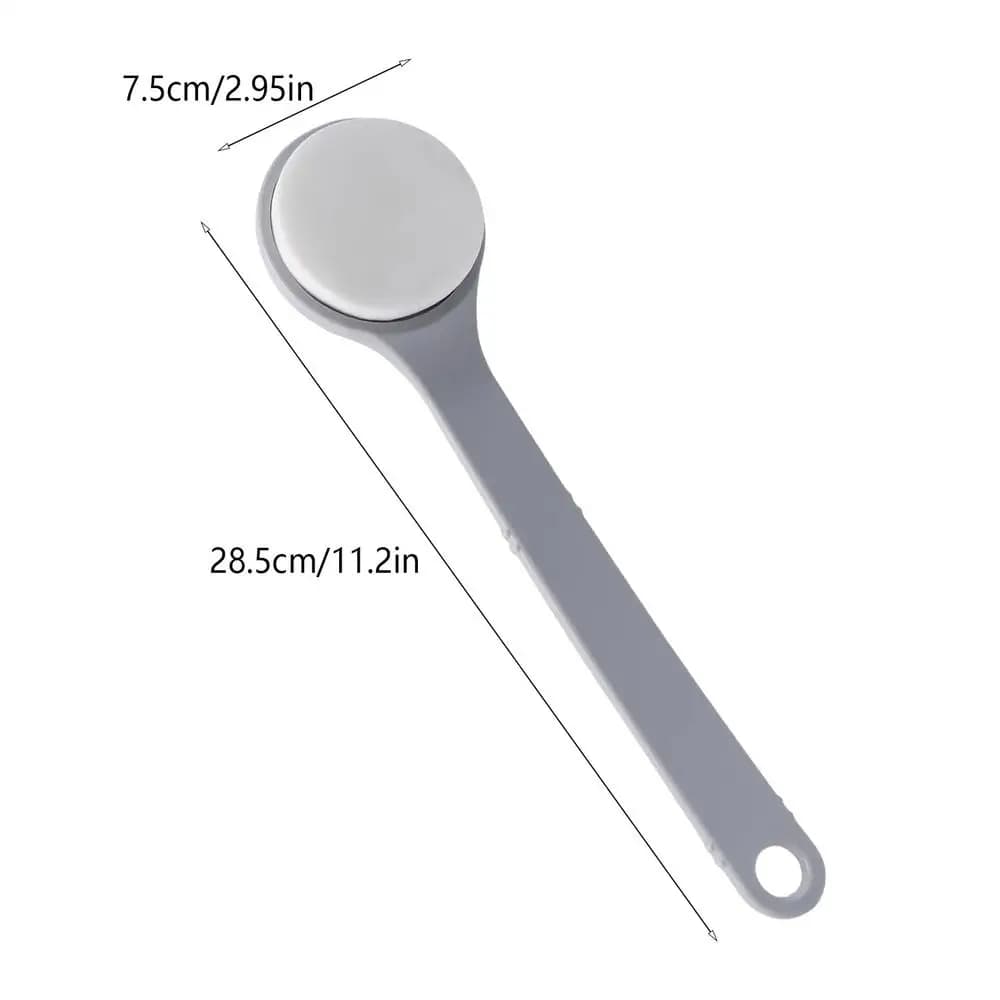 Applicateur dorsal pour lotion, crème hydratante, avec long manche, lavable, pour appliquer des médi