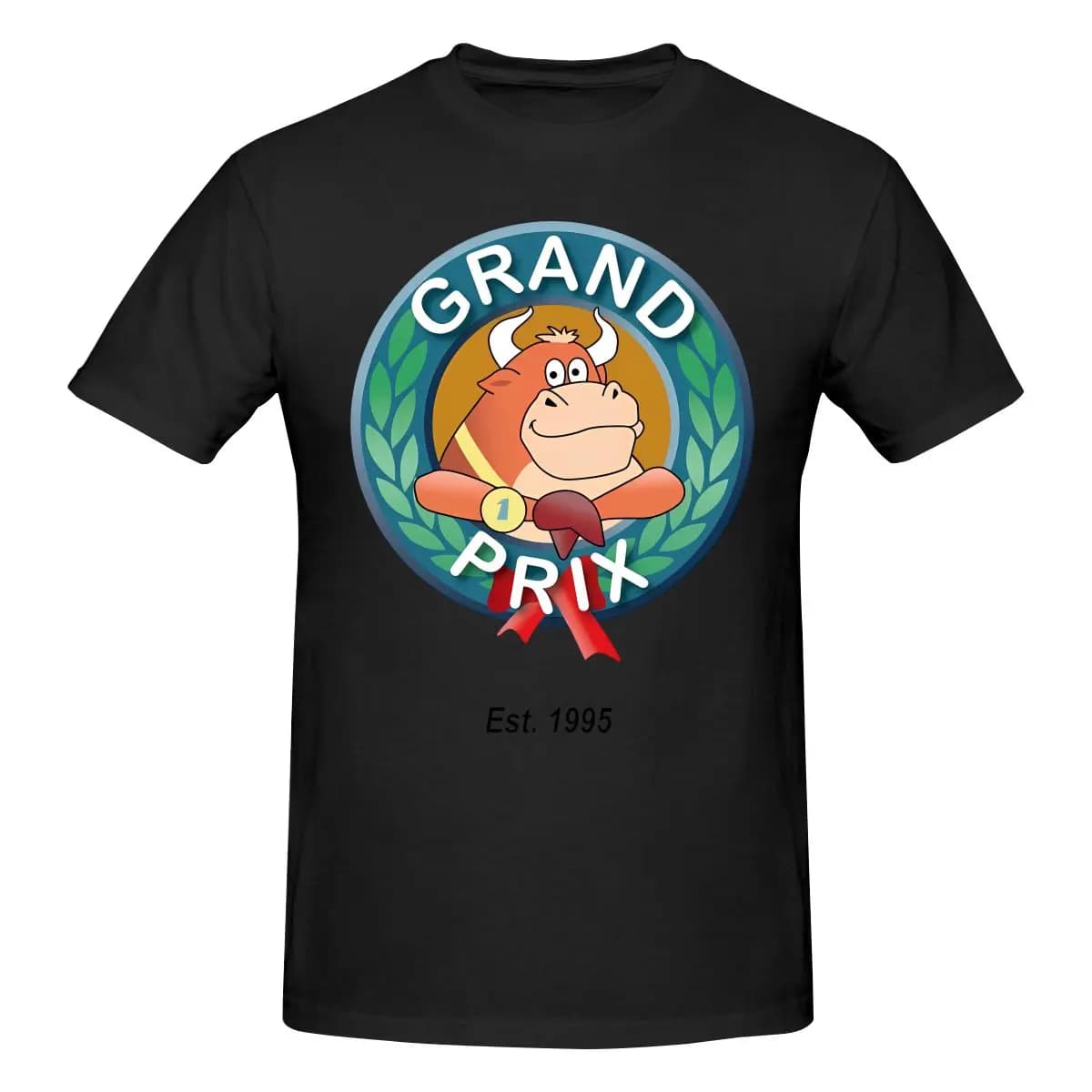 T-shirt imprimé pour hommes, unisexe, avec Logo Grand Prix, Redise O Vector Vaquilla Margarita