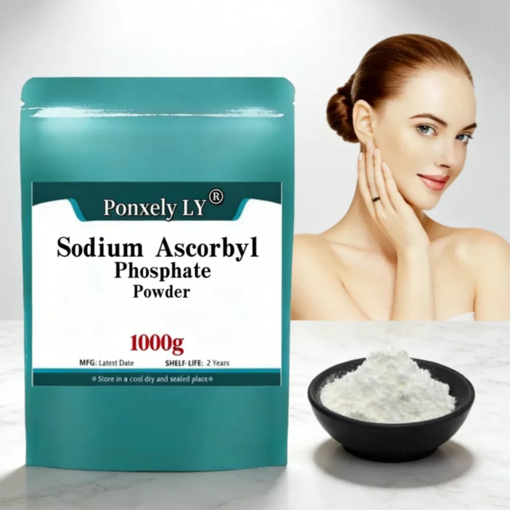Fournisseur de Matières Premières Cosmétiques, Poudre de Phosphate d'Ascorbyle de Sodium, Éclairciss