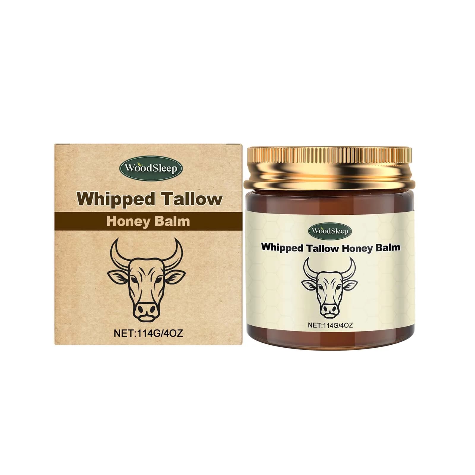 Baume à miel fouetté Tallow, hydratation longue durée, apaisant pour la peau, éclaircit le teint, ré