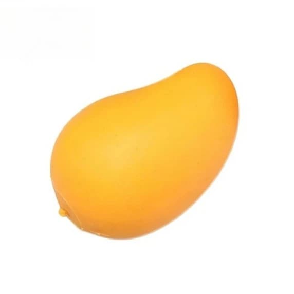Balle anti-stress souple en forme de pomme verte, jouet sensoriel transparent à rebond lent pour adu
