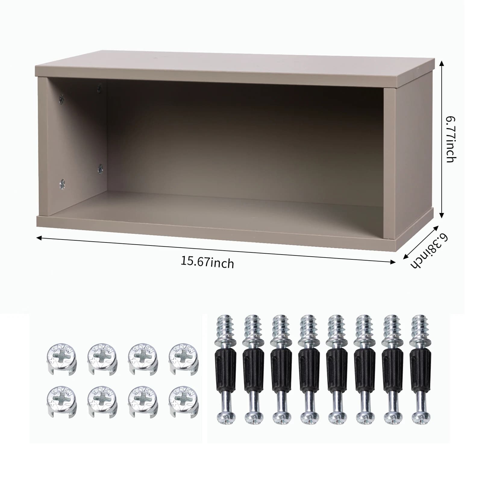 Armoire de rangement en bois de grande capacité pour CD, bibliothèque empilable, étanche, durable, b