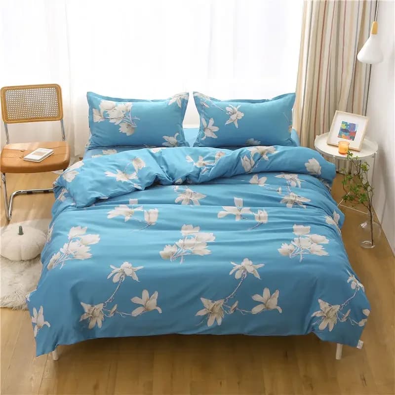Draps de lit haut de gamme Housse de couette confortable et légère adaptée à tous les types de peau 