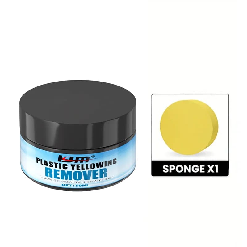 Crème de rénovation plastique KJM 30 ml - Élimine instantanément le jaunissement, l'oxydation et le 