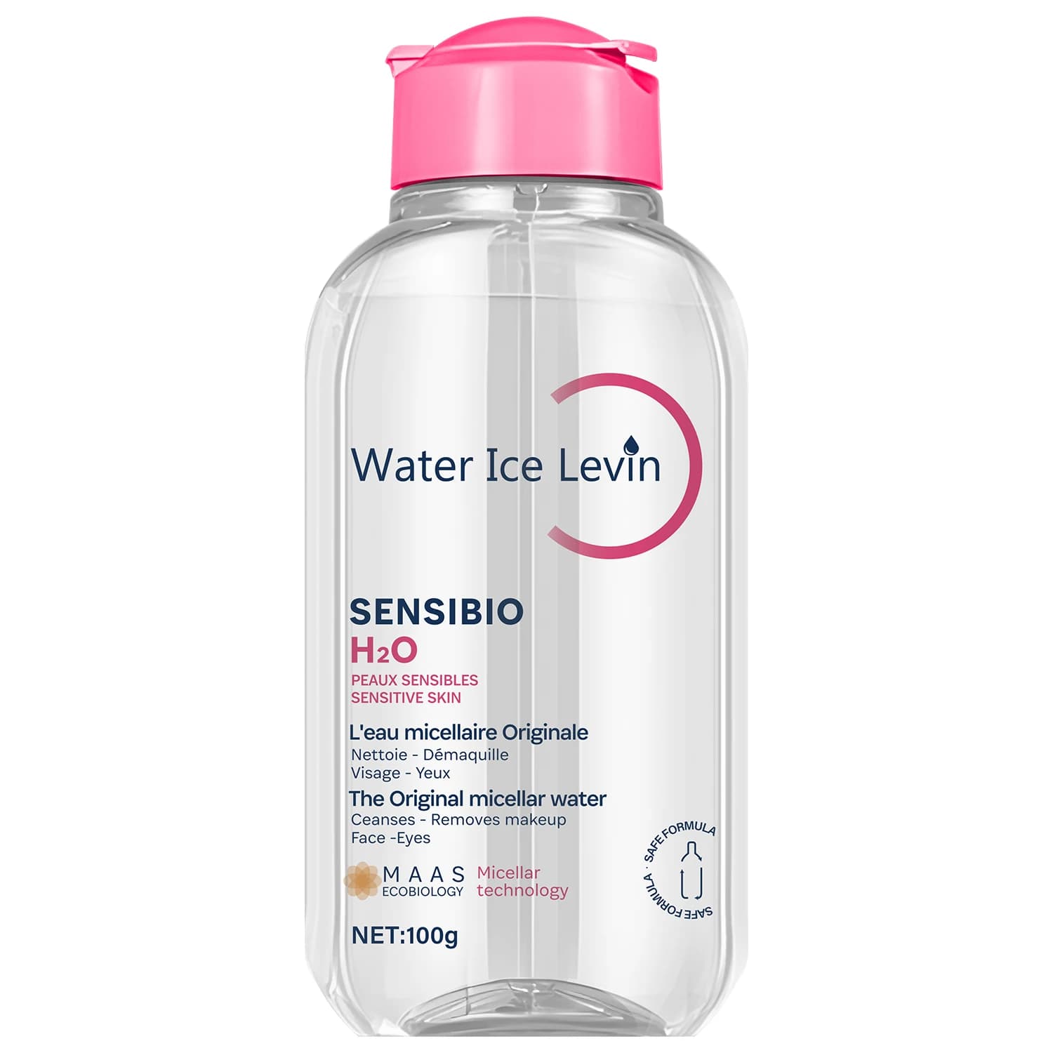 Sensibio H2O L'eau micellaire originale pour peaux sensibles, nettoie en douceur, élimine le maquill