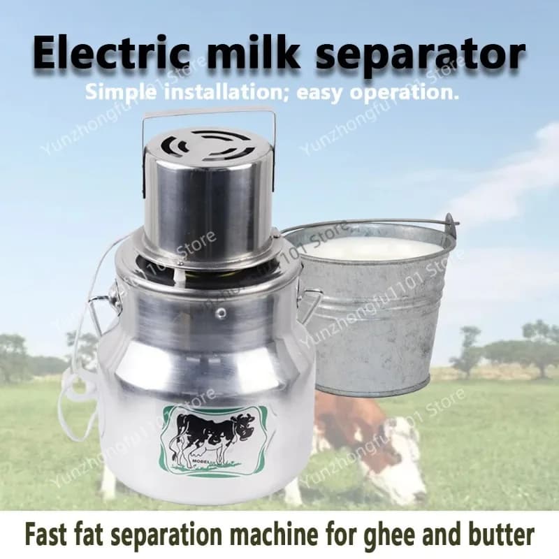 Séparateur de lait électrique, machine à crème, mélangeur domestique pour éleveurs, machine à crème 