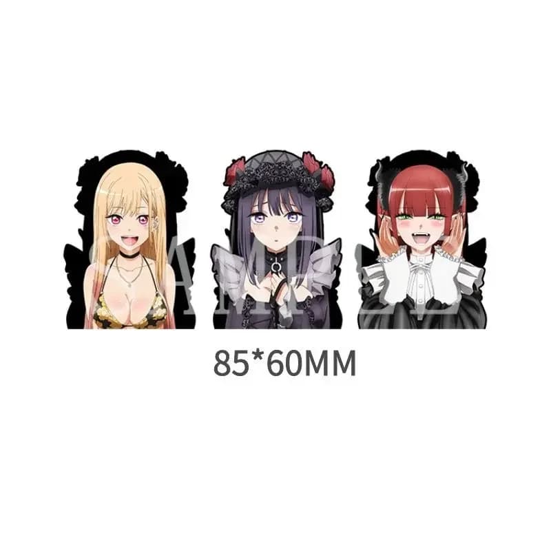 Autocollant lenticulaire Kitagawa Marin Anime My Dress Up Darling, effet holographique 3D à changeme